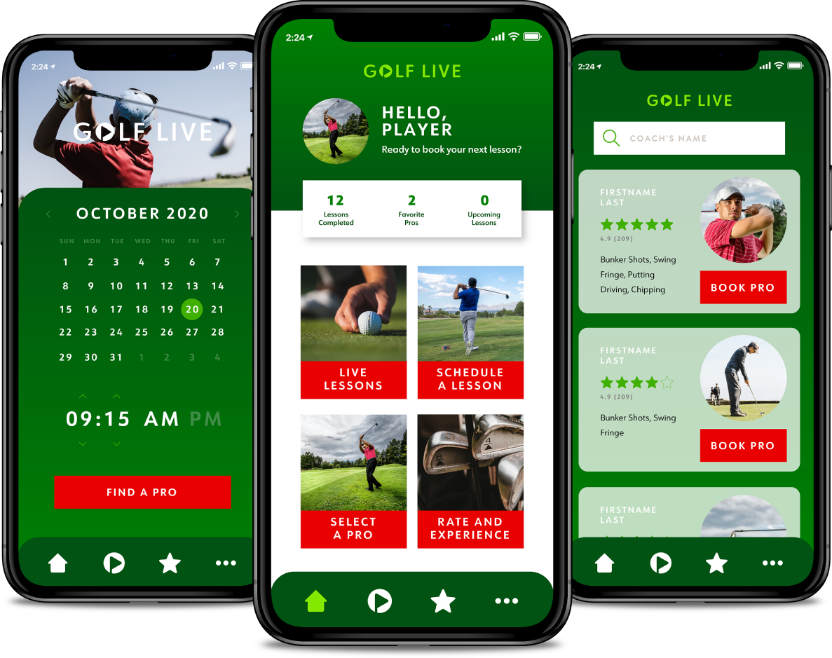 Golf Live App, John Hughes Golf, Remote golf coaching, virtual coaching, 12-Days of Gift Giving 2023